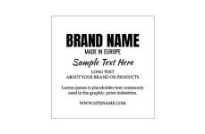 Kunstleder Etiketten Model EP-M137