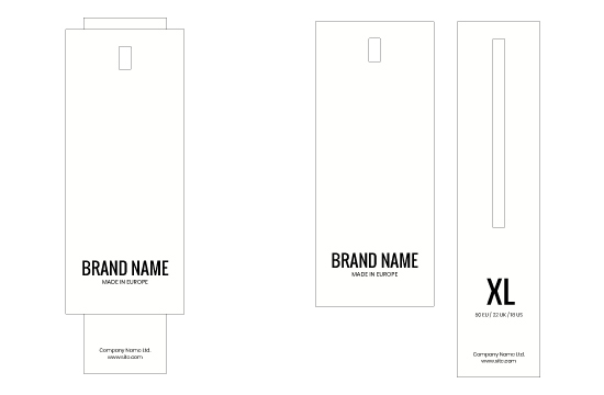 Karton etikett Model HT-M90