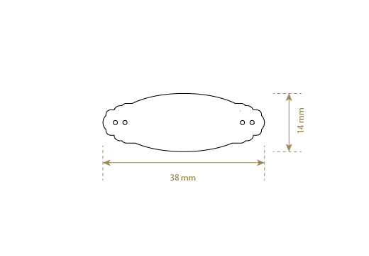 Etikett Kunstleder Model EP-M102