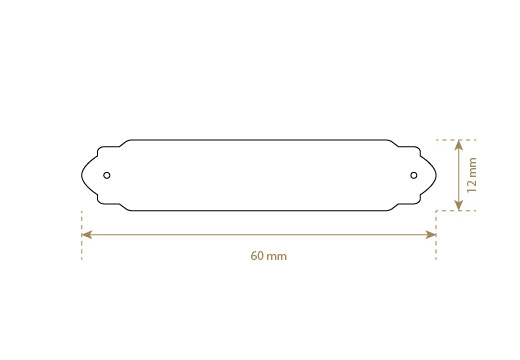 Kunstleder Etiketten Model EP-M116