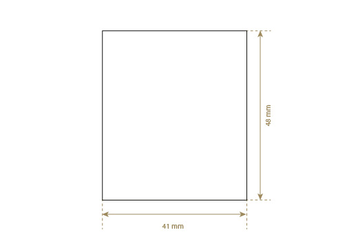 Leder-Etikett aus Echt-Leder Model EP-M41