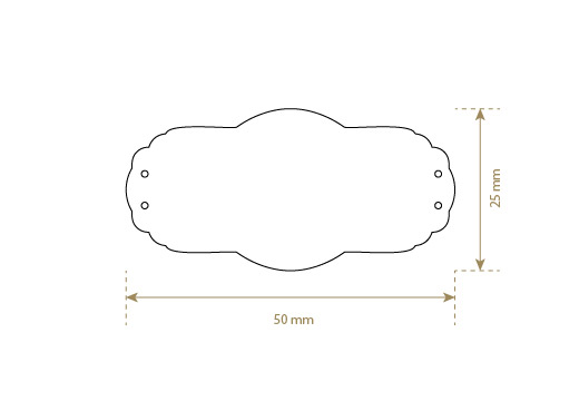 Lederlabel aus Echt-Leder Model EP-M5