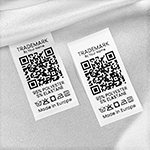Wäscheetiketten mit Pflegesymbolen - TC-M183